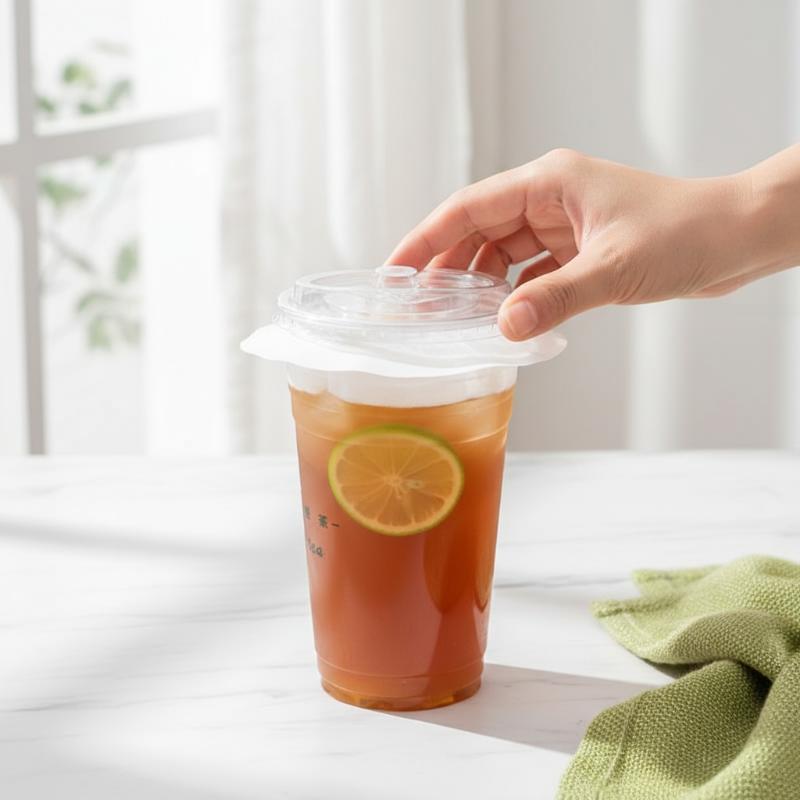 Coffee Tea Drink - 100/500Pcs Disposable Leak Proof Cup Sealing