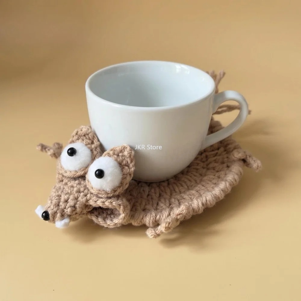 Animal Crochet Cup Coaster Han - огляд і ціна Coffee Tea Uses