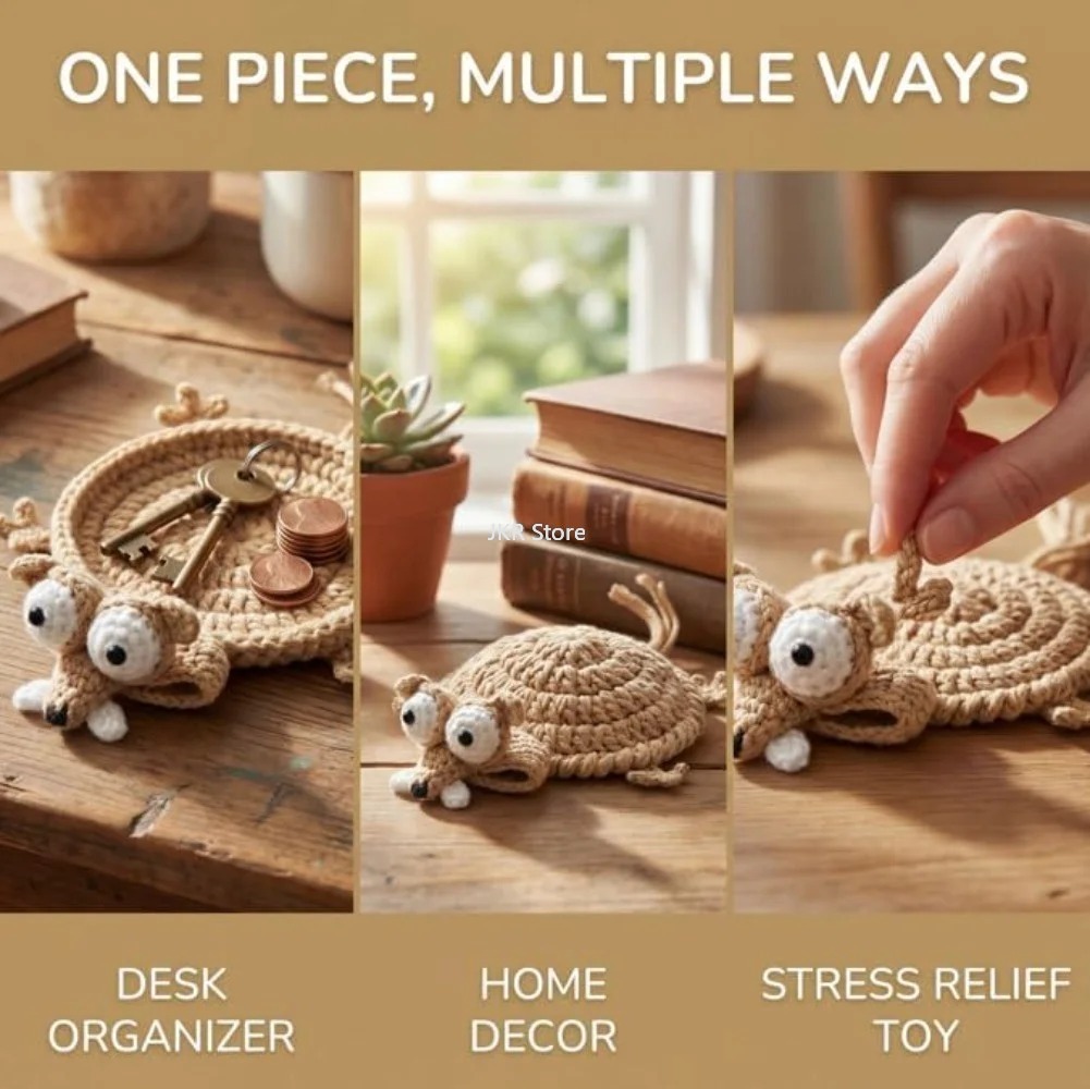 Animal Crochet Cup Coaster Han - огляд і ціна Coffee Tea Uses