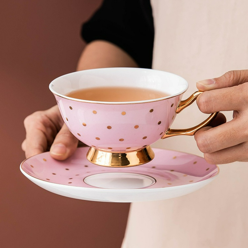 Ceramic Pink Coffee Mugs with  - огляд і ціна Coffee Tea Drink