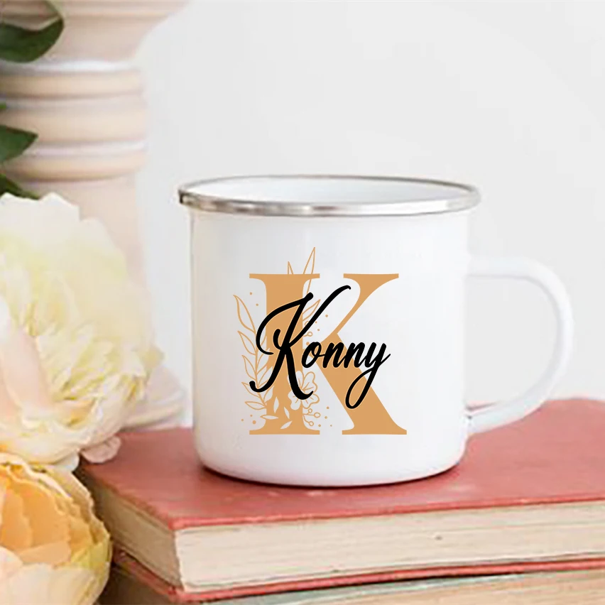 Personalized Mugs Floral Initi - огляд і ціна Coffee Tea Name