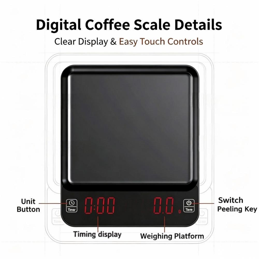 3kg/0.1g High Precision Digita - огляд і ціна Coffee & Tea Collective