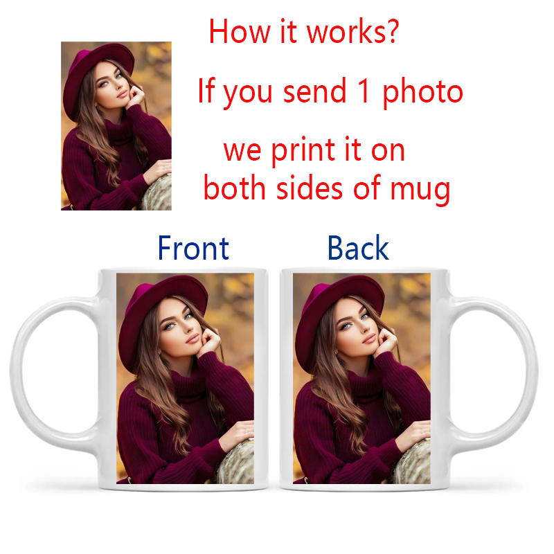 Personalized Your Photo Mug, C - огляд і ціна Coffee Tea Name