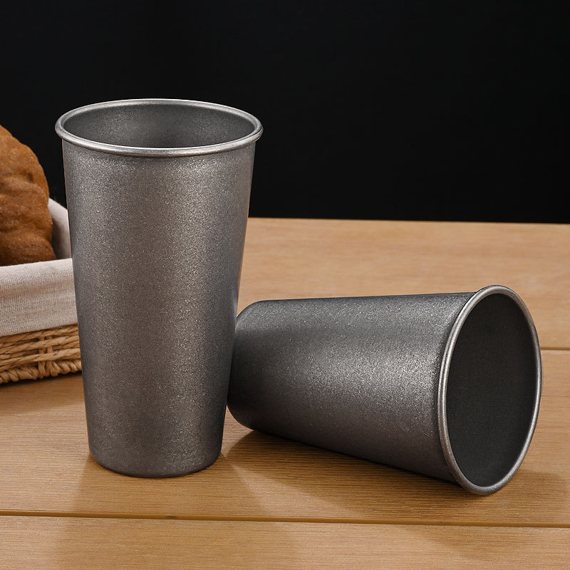 Retro Silver Stainless Steel D - огляд і ціна Coffee Tea Drink
