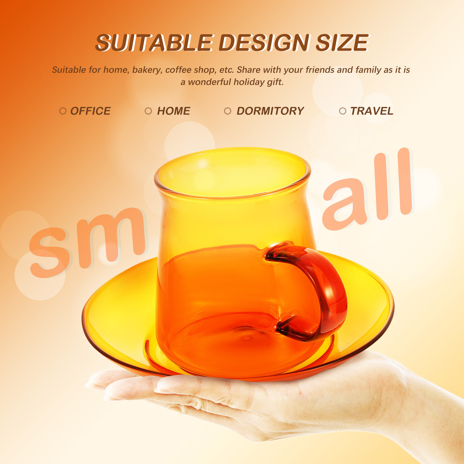 1Set Vintage Glass Coffee Cup  - огляд і ціна Coffee Tea Drink
