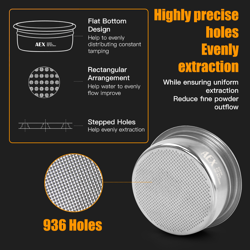 AliKisscafe 58mm Coffee Bottom - огляд і ціна Coffee Tea Espresso