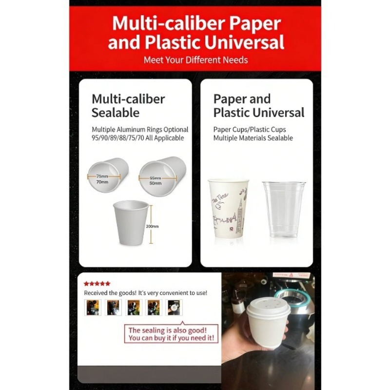 Automatic Plastic Cup Sealing  - огляд і ціна Coffee Tea Uses