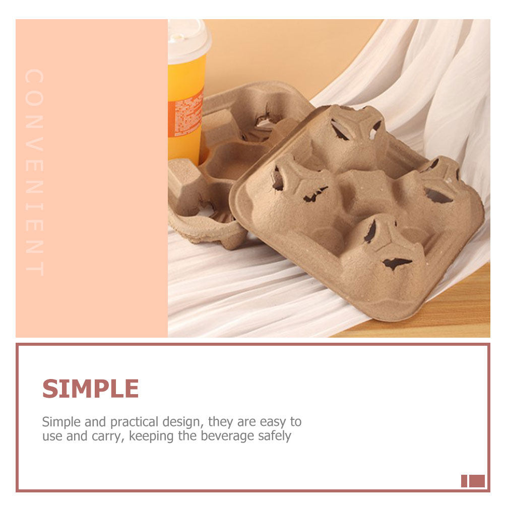 25Pcs Four-Cup Paper Pulp Hold - огляд і ціна Coffee Tea Drink