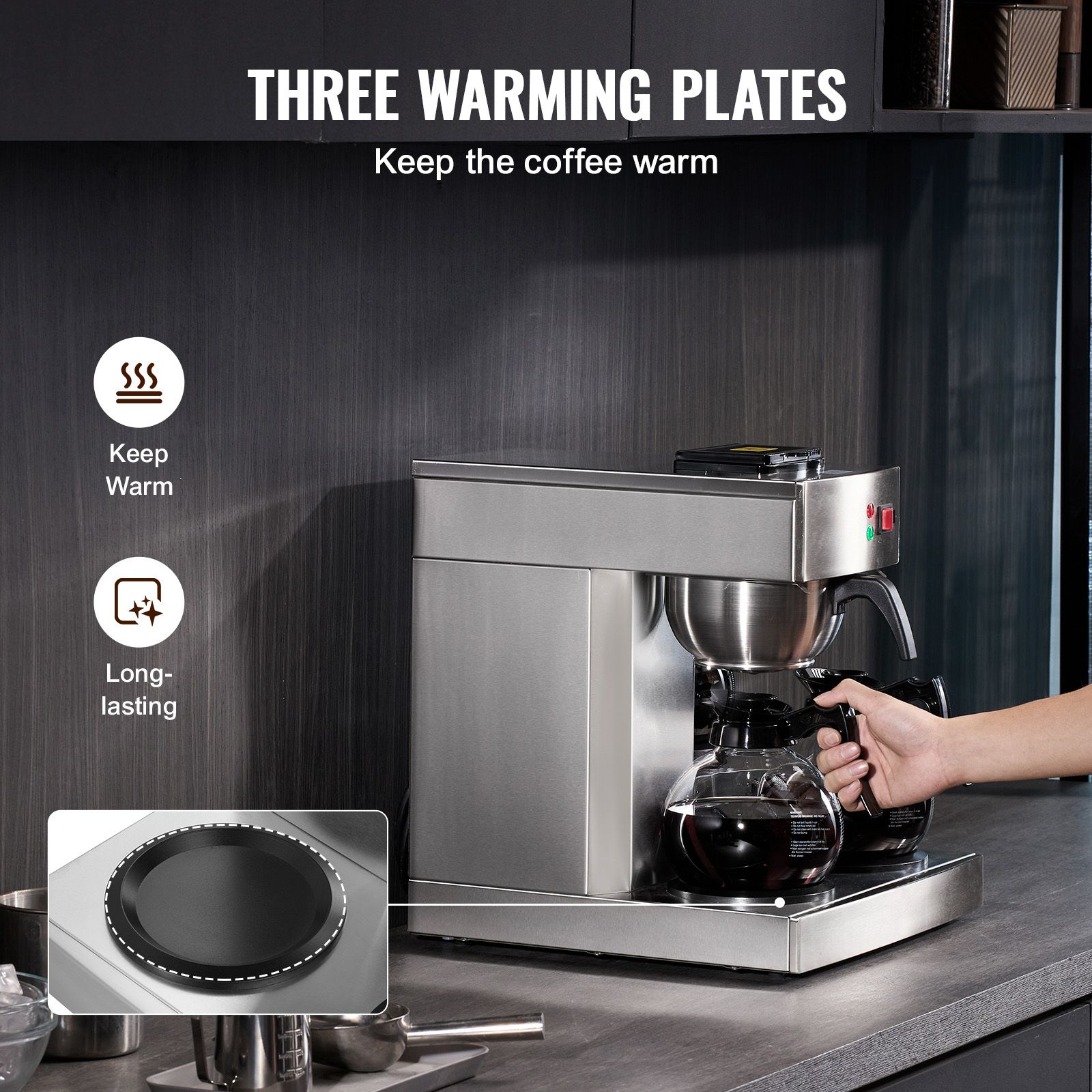 12 Cups Commercial Drip Coffee - огляд і ціна Coffee & Tea Collective
