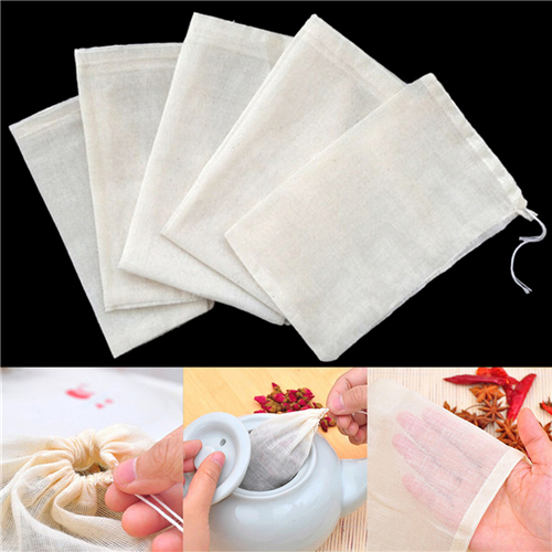 1pc/10Pcs Cotton Tea Bags Musl - огляд і ціна Coffee Tea Gardens