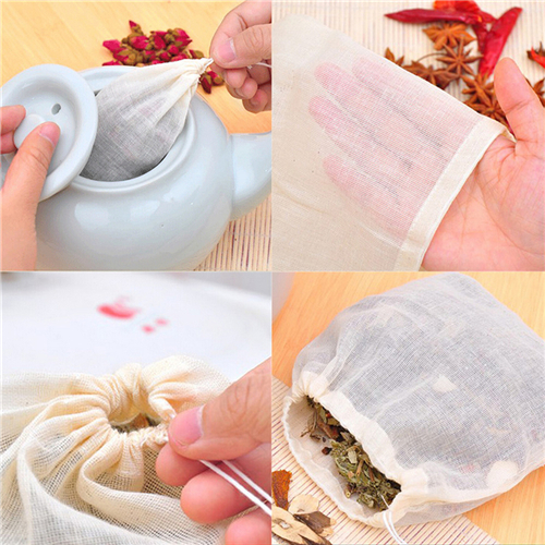 1pc/10Pcs Cotton Tea Bags Musl - огляд і ціна Coffee Tea Gardens